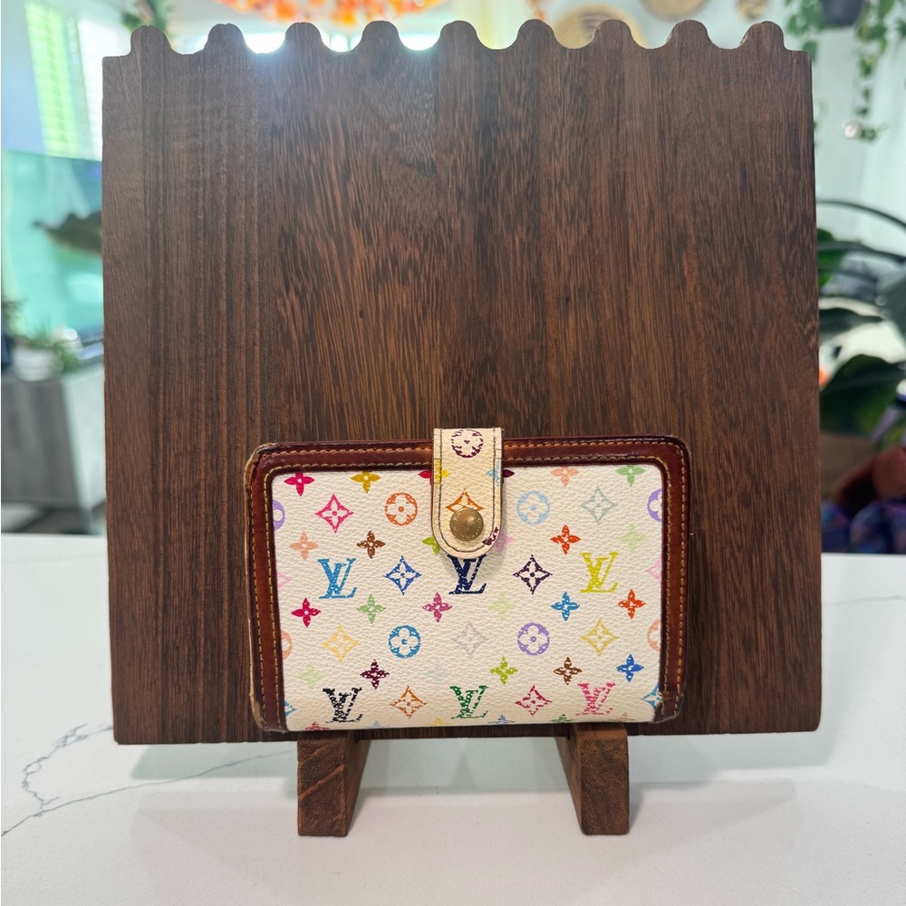 Louis Vuitton Murakami Monogram Kisslock Wallet